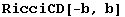 RicciCD[-b, b]