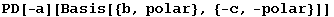 PD[-a][Basis[{b, polar}, {-c, -polar}]]