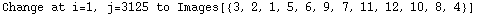Change at i=1, j=3125 to Images[{3, 2, 1, 5, 6, 9, 7, 11, 12, 10, 8, 4}]