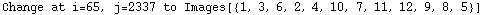 Change at i=65, j=2337 to Images[{1, 3, 6, 2, 4, 10, 7, 11, 12, 9, 8, 5}]