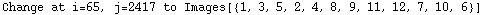 Change at i=65, j=2417 to Images[{1, 3, 5, 2, 4, 8, 9, 11, 12, 7, 10, 6}]