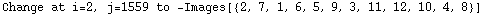 Change at i=2, j=1559 to  -Images[{2, 7, 1, 6, 5, 9, 3, 11, 12, 10, 4, 8}]